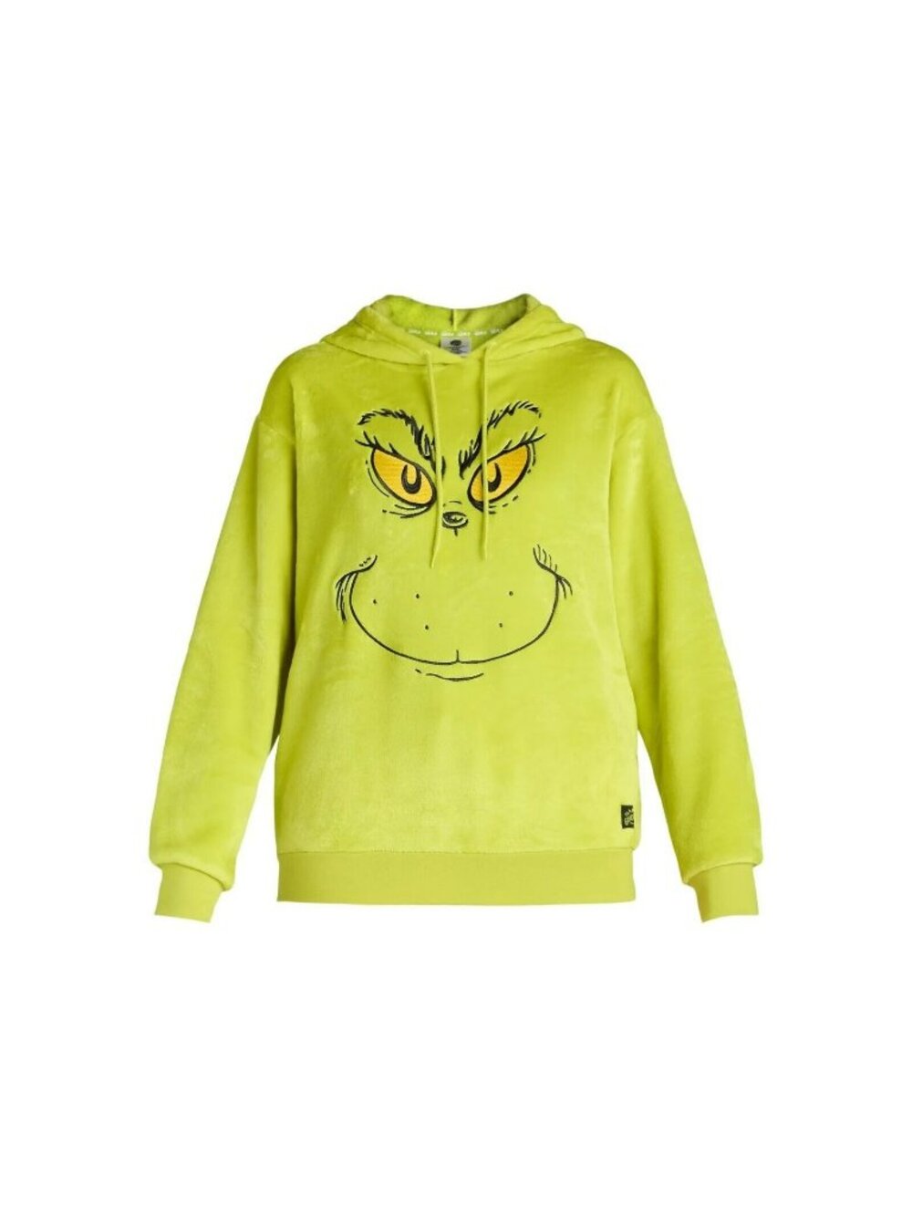 The Grinch Womens Plush Fleece Hoodie XXL 20 Green